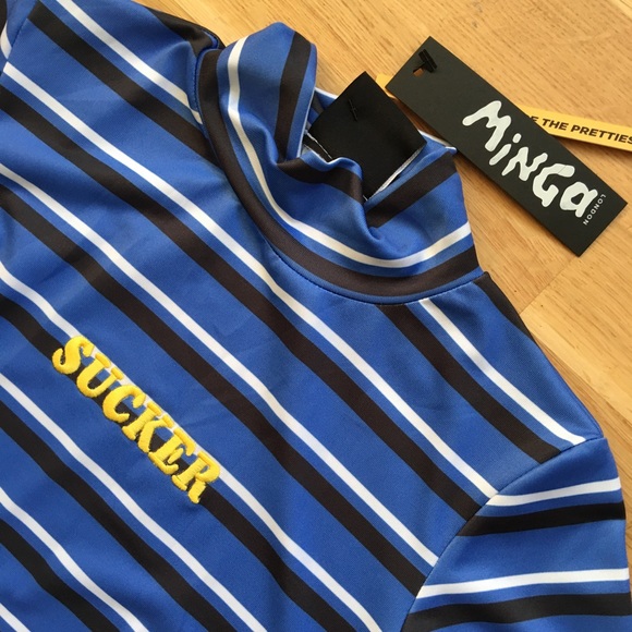 NWT Minga “Sucker” blue bodysuit - Picture 5 of 6